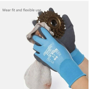 Wonder Grip WG-318 Aqua, 100% Waterproof Work Gloves, Double Dipped La –  BHP Safety Products