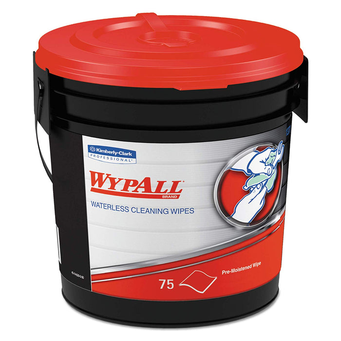 Wypall Waterless Industrial Cleaning Wipes, Cloth - 9.5" X 12" - 75 Count - BHP Safety Products