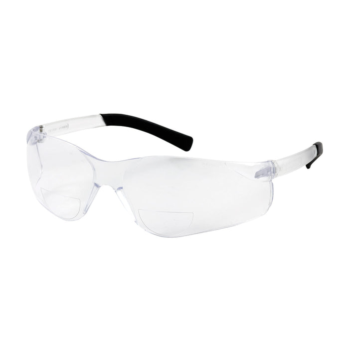 Zenon Z13R Safety Glass Readers with Clear Temple, Clear Lens and Anti-Scratch Coating - +1.75 Diopter - BHP Safety Products